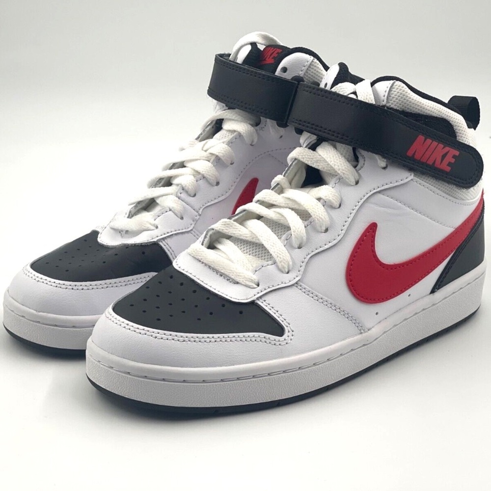 Nike Kids' White and Red Sneakers